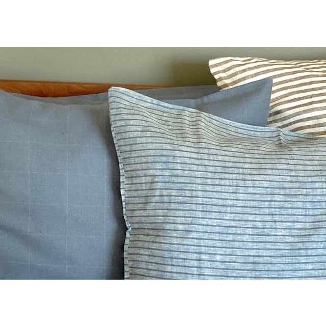 Cultivate a calm, organic ambiance with the Norse Mist collection by Modern Plum Home. Woven from premium 100% linen...