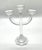 Mid-Century Modern Vintage Three-Light Crystal Candelabra from Villeroy & Boch, 1970s For Sale - Image 3 of 18