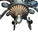 2010s John-Richard Eight Light Antique Bronze Mirrored Chandelier For Sale - Image 5 of 6