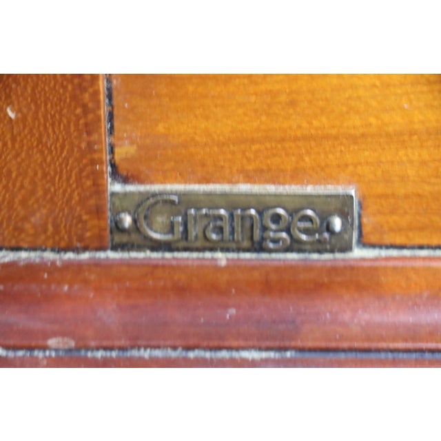 Grange Cherry & Glass Display Shelf For Sale - Image 10 of 11
