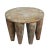Wood Vintage Nupe Wood Low Stool For Sale - Image 7 of 7