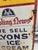 Large Enamel Lyons Ice Cream Sign, 1940s For Sale - Image 3 of 11