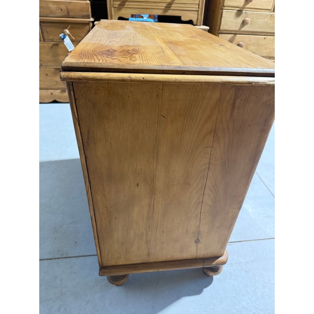 Antique Pine Two Over Two Drawers - Chest of Drawers From England For Sale - Image 15 of 18