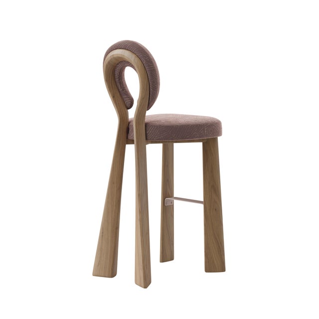 Contemporary Mary Bar Chair by Ottiu For Sale - Image 3 of 3