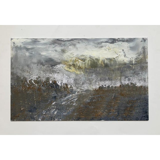 Early 21st Century Monika Rossa, Landscape, 2018, Oil on Board For Sale - Image 5 of 6