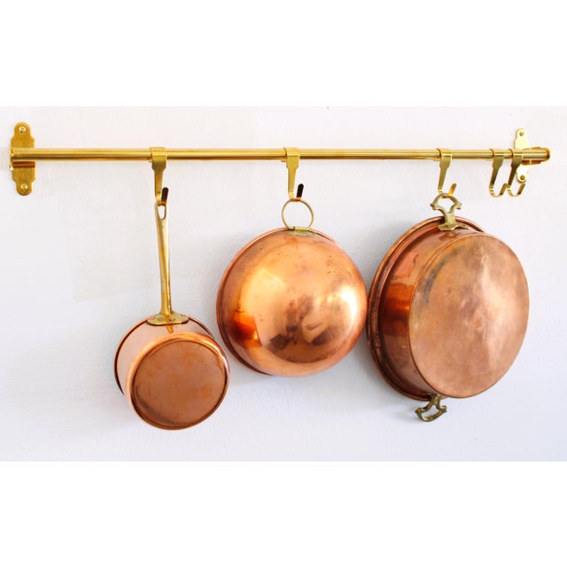 Antique French Handmade Copper Chef's Utensils S/2 For Sale In Los Angeles - Image 6 of 6