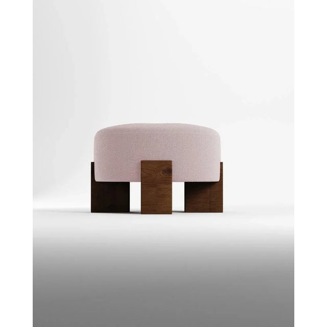 Not Yet Made - Made To Order Cassete Pouf in Rose by Alter Ego for Collector For Sale - Image 5 of 5