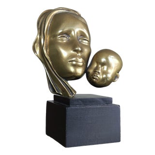 Semi-Sculptural Mother and Child from Hagenauer, 1950s For Sale