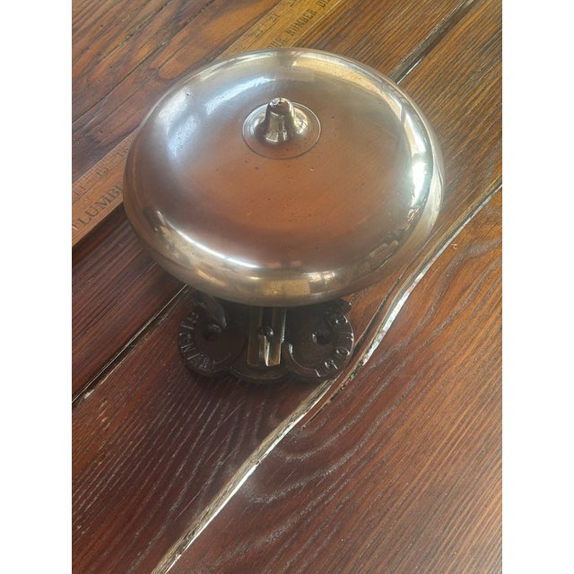 1886 Rare Patented Brass Ringside Boxing “Gong” Bell For Sale - Image 14 of 18