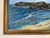 Turquoise 1982 Vintage Yarda Grish Impressionist Coastal Landscape Oil on Canvas Painting – Signed & Framed For Sale - Image 8 of 12