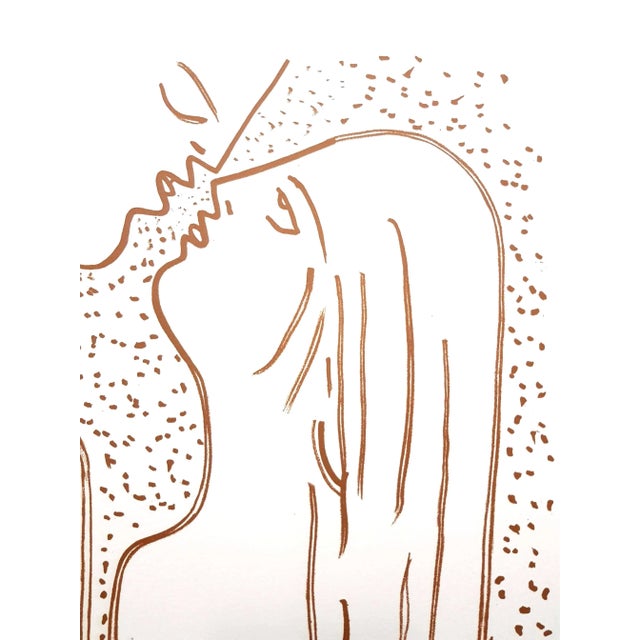 1950s Jean Cocteau, The Kiss, Lithograph, 1959 For Sale - Image 5 of 7