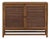 Coconut Rattan Two-Door Sideboard Credenza For Sale