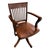 Bentwood Captains Chair with Swiveling Base For Sale - Image 6 of 9