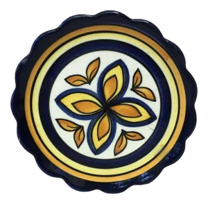 French Faience Butter Pat Henriot Quimper Circa 1930