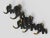 Metal Brass Elephant Key Hanger attributed to Walter Bosse for Hertha Baller, Austria, 1950s For Sale - Image 7 of 9