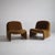 c. 1970s, Italy. These are in excellent, restored condition and have been fully reupholstered in Maharam “Mohair Supreme”