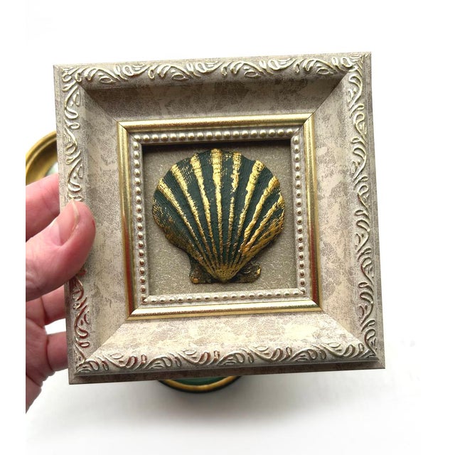 Set of 3 Miniature Framed Oil Paintings Vintage Frames Tiny Decor Wall Art For Sale - Image 9 of 11