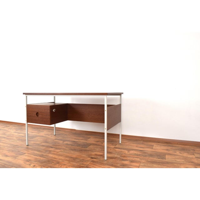 Mid-Century Modern Danish Teak Desk, 1970s For Sale - Image 12 of 18