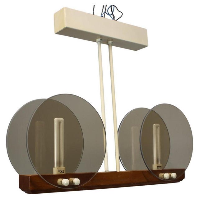 Mid-Century Modern Chandelier by Inva Litomerice, 1980s For Sale - Image 15 of 15