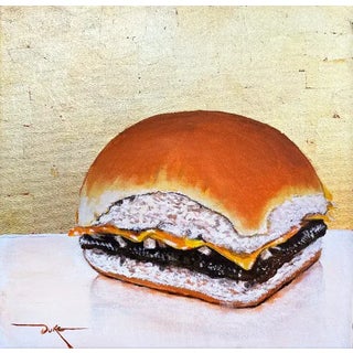 Contemporary Impressionist Still Life Painting, "White Castle" For Sale