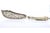 Silver Fish Knife with Acanthus Leaf Inlay For Sale - Image 4 of 6