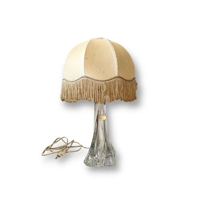 Crystal Lamp from Val Saint Lambert, 1950s For Sale - Image 12 of 13