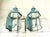 Exquisite Pair of Solid Brass & Verdigris Wall Lanterns For Sale - Image 11 of 17