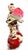 1940s Hand Painted Porcelain Chinese Figuirines on Gourds Bearing Gifts - a Pair For Sale - Image 10 of 12