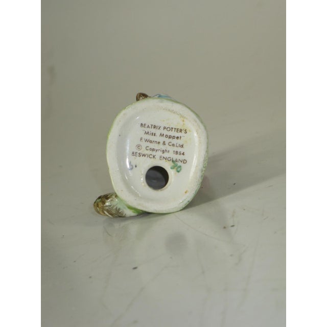 Late 20th Century Late 20th Century Beatrix Potter, Tom Kitten & Miss Moppet, Porcelain Figurine, Beswick, England. For Sale - Image 5 of 12