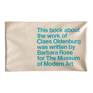 1969 Claes Oldenburg "Soft Sculpture" Exhibition Catalog For Sale