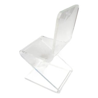 Lucite Z Chair For Sale
