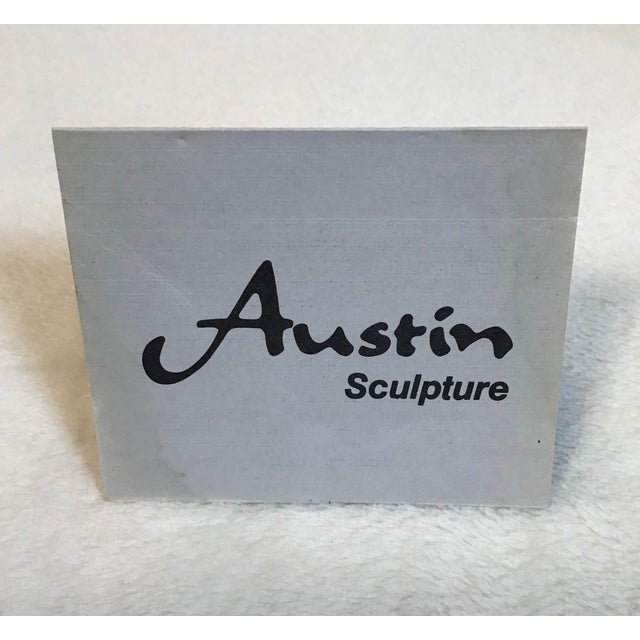 1986 Claude LeClerc for Austin Pro Inc “L’etoile” Sculpture, Signed For Sale - Image 11 of 13