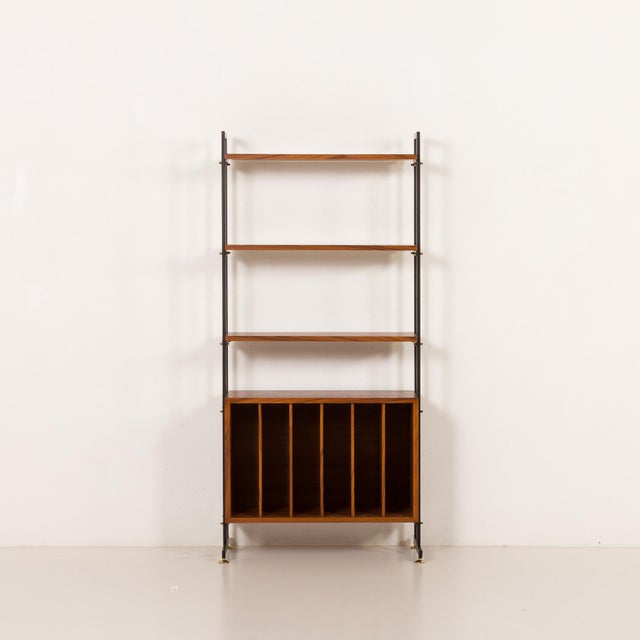 Mid-Century Modern Free-Standing Vinyl Records Wall Unit, 1970s For Sale - Image 14 of 14