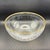 A scarce 10‑inch (25 cm) round serving bowl from the Marquis by Waterford “Hanover Gold” collection (1991–2005). Clear...