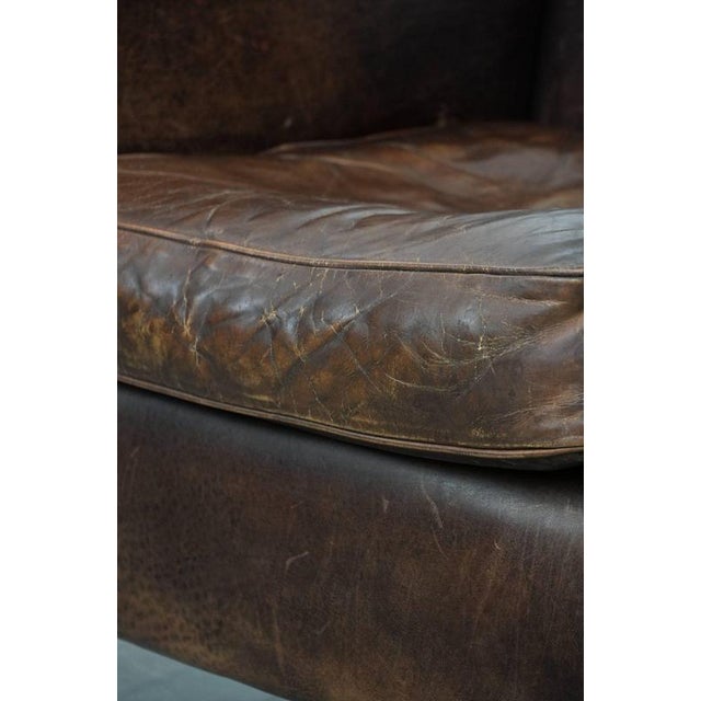 Vintage Armchair in Sheepskin For Sale - Image 15 of 16
