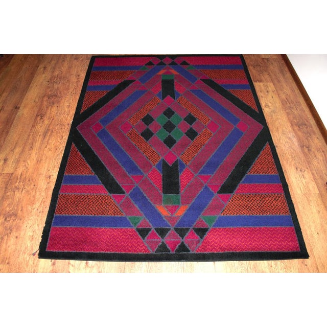 Vintage Swedish Rug, 1970s For Sale - Image 5 of 13