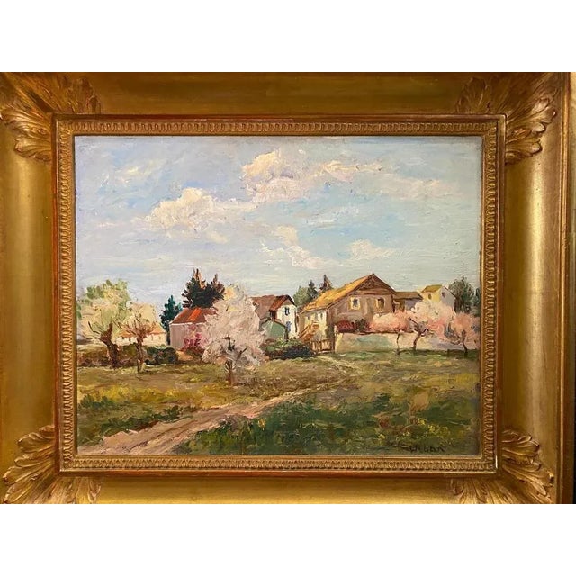 Oil on wood sold with frame. In perfect condition, The frame measures 40x48 cm Urban Harry (1874-1969) His works have been...