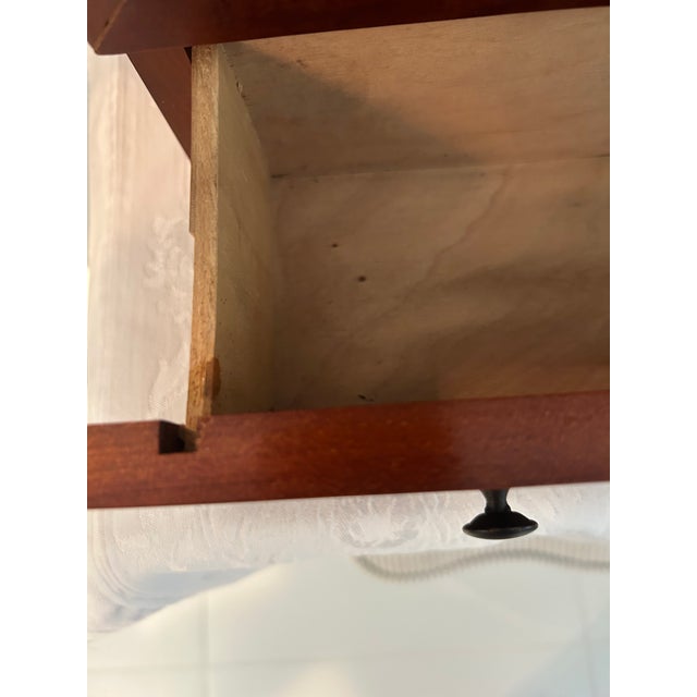 Vintage American Federal Mahogany Hanging Curio Cabinet For Sale In West Palm - Image 6 of 11