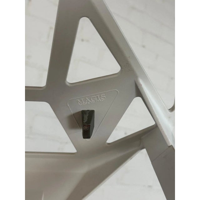 2010s Contemporary Magis White Stool For Sale - Image 5 of 10
