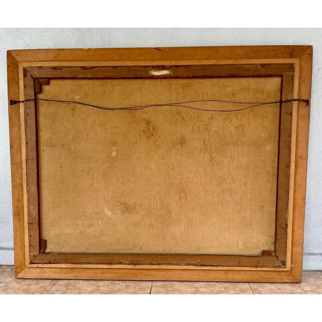 Wood Architectural Capriccio of Roman Ancient Ruins With Figures. For Sale - Image 7 of 13