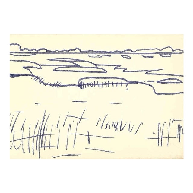Robert Angeloch Greenport New York Drawing For Sale