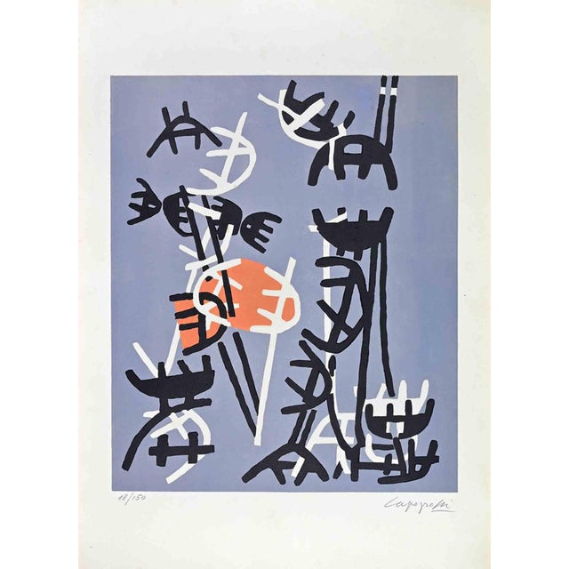 Giuseppe Capogrossi, Untitled, 1959, Screenprint For Sale