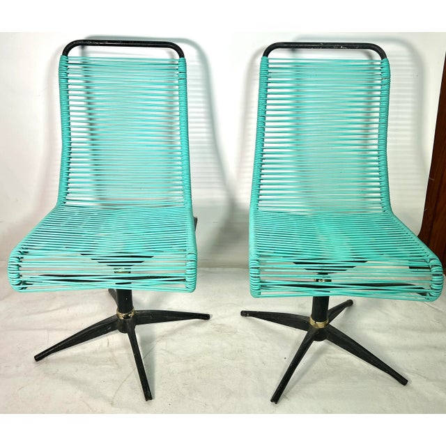 Vintage Spaghetti Lounge Chairs - a Pair For Sale - Image 13 of 13