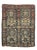 Turkish Antique Caucasian Quad-Section Duel Medallion with Leshgi Stars Rug, 3.8 x 4.8 For Sale - Image 3 of 3
