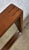 1960s Elegant Restored Original Mid Century Modern Walnut Wall Mirror Mainline by Hooker For Sale - Image 5 of 7