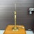 Late 20th Century Vintage Homestead Shoppe of Indiana Brass Candlestick Lamp With Scrolled Brass Handle For Sale - Image 5 of 11