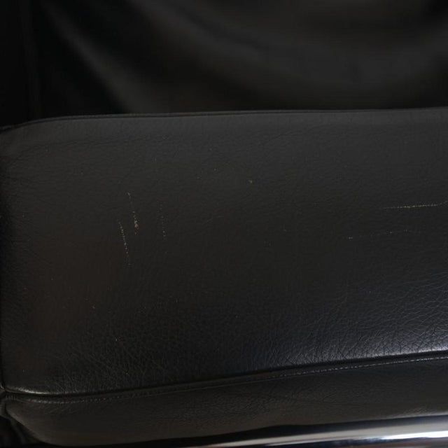 LC2/1 Chair in Black Pelle Leather by Le Corbusier, 2000s For Sale - Image 12 of 18