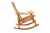 1980s 1980s Mid-Century Modern Woven Rocking Chair in the Style of Hans Wegner For Sale - Image 5 of 10