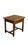 This antique 19th-century walnut coffee table features a low frame with a cross-braced base, giving it a solid and...