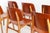 Brown Danish Model 155 Shell Chairs by Børge Mogensen for Soborg, 1950, Set of 6 For Sale - Image 8 of 14